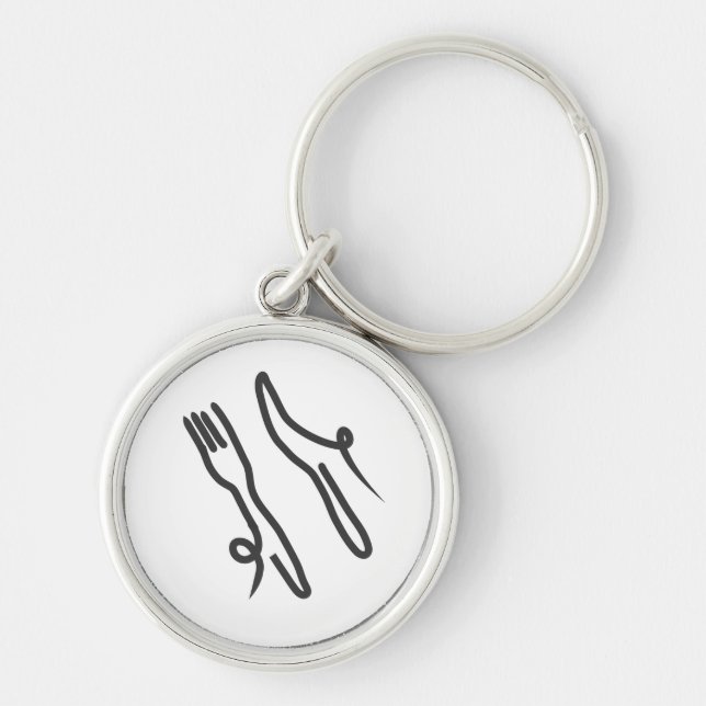 Tumeric yellow spice key ring (Front)