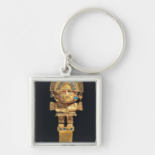 Tumi or ceremonial knife in the shape of key ring