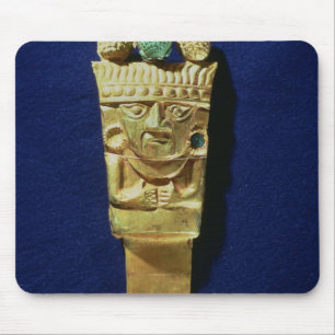 Tumi or ceremonial knife in the shape of mouse mat