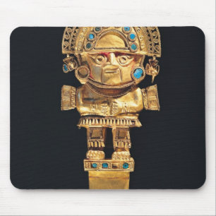 Tumi or ceremonial knife in the shape of mouse mat