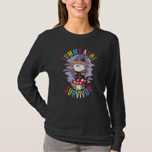 Tummy Ache Survivor Stomach Aches Abdominal Pain G T-Shirt