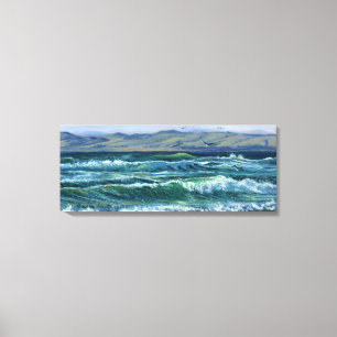 “Tumultuous Waves” Canvas Print
