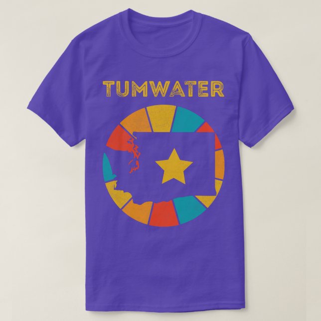 Tumwater Washington Vintage Distressed Souvenir 1 T-Shirt (Design Front)