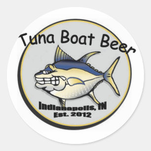 Tuna Boat Beer sticker
