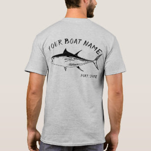 Tuna Boat Name Shirt