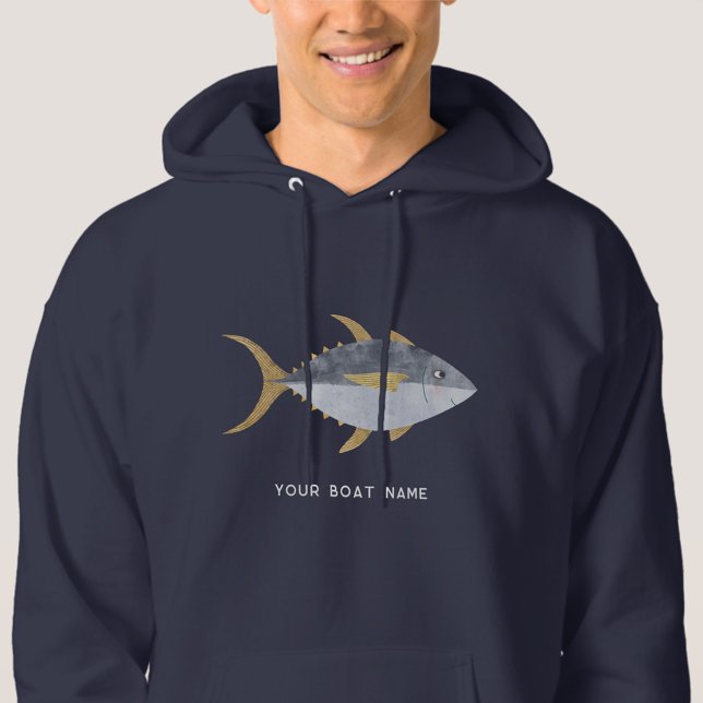 Tuna Fish Boat Name Hoodie (Creator Uploaded)