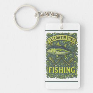 tuna fish fishing key ring