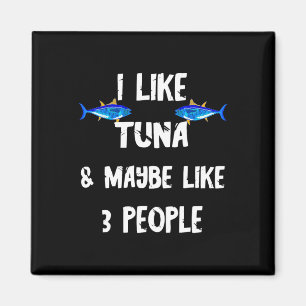 Tuna Fish Predatory Fish Tuna Box Funny Tuna  Magnet