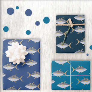 Tuna Fish Wrapping Paper Sheet
