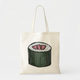 Tuna Sushi Roll Japanese Food Maki Fish Tote Bag