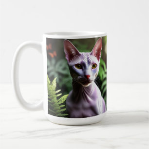 "Tuna the Hairless Cat: Sleek and Silky"  Coffee Mug