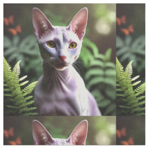 Tuna The Hairless Sphynx Cat, Fabric