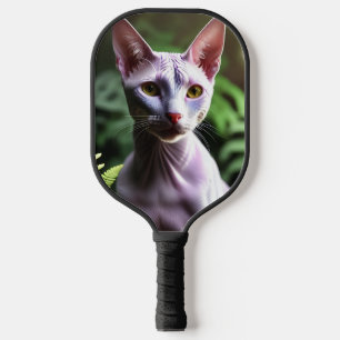 Tuna The Hairless Sphynx Cat, Pickleball Paddle