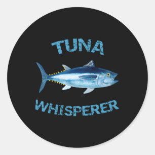 Tuna Whisperer Deep Sea Fishing Tuna Fish Bluefin  Classic Round Sticker