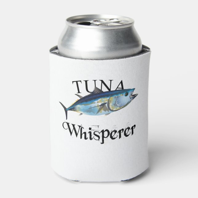 Tuna Whisperer Light Coloured Can Cooler (Can Front)
