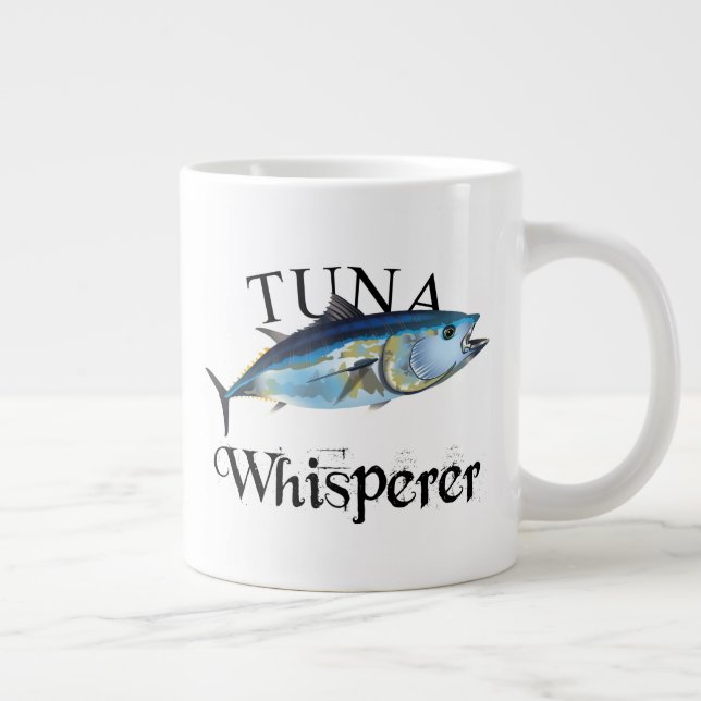 Tuna Whisperer Light Coloured Large Coffee Mug (Right)