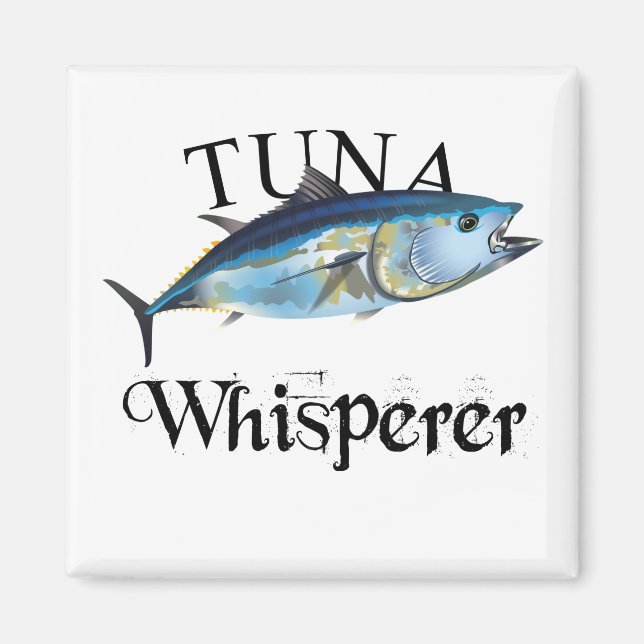 Tuna Whisperer Light Coloured Magnet (Front)