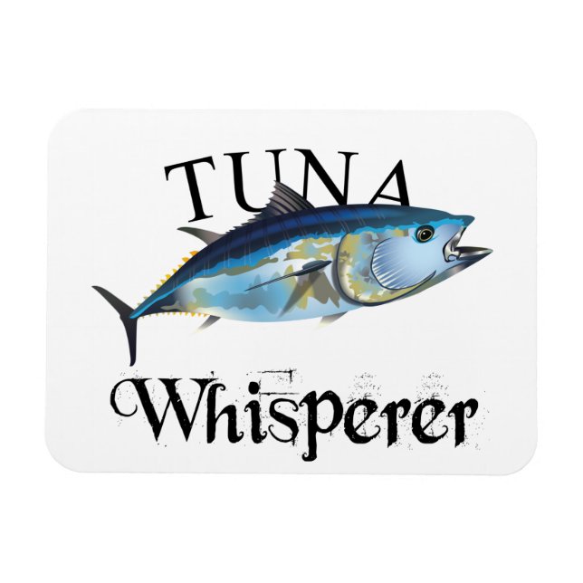 Tuna Whisperer Light Coloured Magnet (Horizontal)