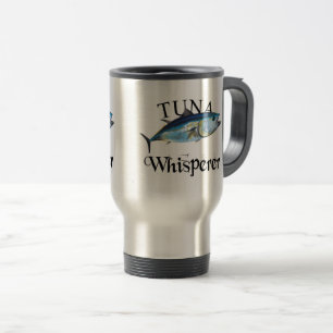 Tuna Whisperer Light Coloured Travel Mug