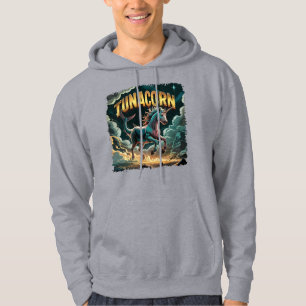 Tunacorn Illustration – Tuna Unicorn Funny Animal Hoodie