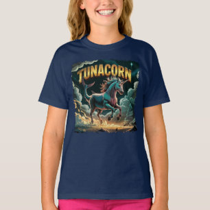Tunacorn Illustration – Tuna Unicorn Funny Animal T-Shirt