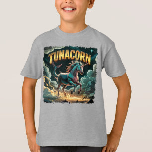 Tunacorn Illustration – Tuna Unicorn Funny Animal T-Shirt