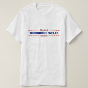 TUNBRIDGE WELLS - My Home - England; Hearts T-Shirt
