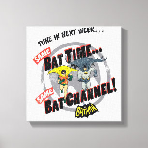 Tune In Next Week Graphic Canvas Print