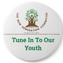 Tune  In To  Our  Youth /Button Pin