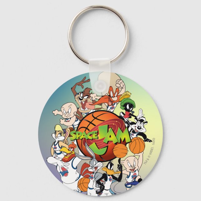 TUNE SQUAD™ Group SPACE JAM™ Logo Key Ring (Front)