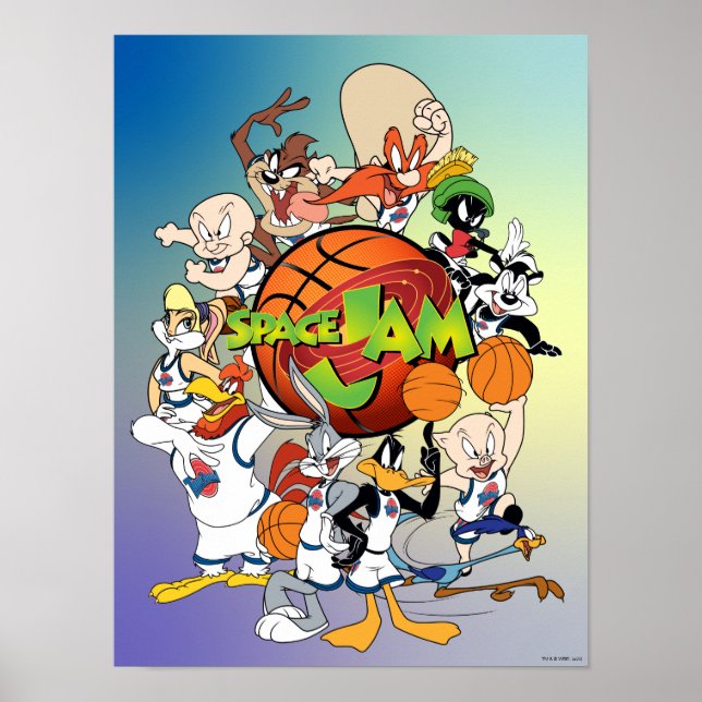 TUNE SQUAD™ Group SPACE JAM™ Logo Poster (Front)