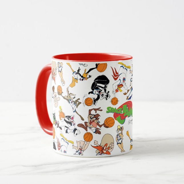 TUNE SQUAD™ Players Toss Pattern Mug (Front Left)