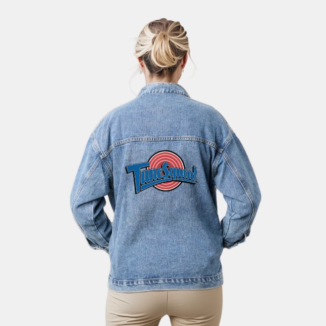 TUNE SQUAD™ Uniform Logo Denim Jacket (Model)