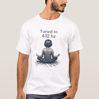 Tuned to 432 Hz Frequency Music T-Shirt
