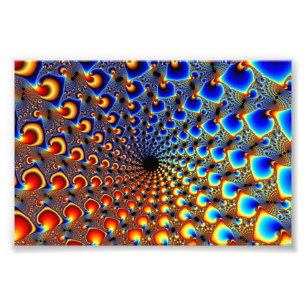 Tunel - Fractal Art Photo Print