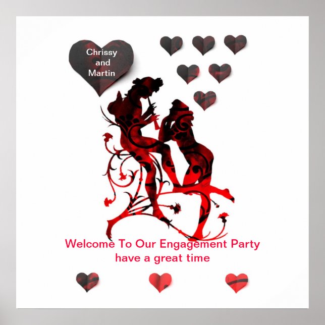 "Tunes of Love" Door Entrance Party Poster"* Poster (Front)