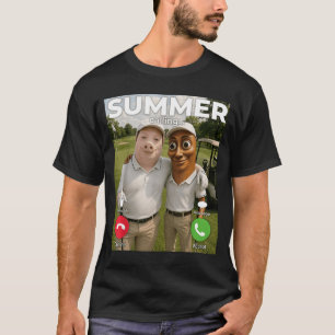 Tung Sahur Golf Season Is Calling Summer Brainrot T-Shirt