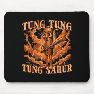 Tung Tung Sahur Baseball Bat Lightning Meme Boys Mouse Mat