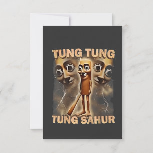 Tung tung tung sahur Brainrot Meme Invitation