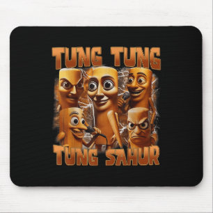 Tung Tung Tung Sahur Funny Italian Brainrot Meme B Mouse Mat