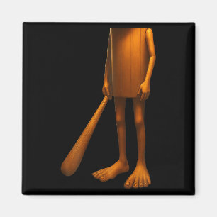 Tung Tung Tung Sahur Italian Brainrot Halloween Co Magnet