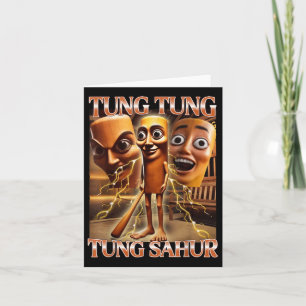 Tung Tung Tung Sahur Italian Brainrot Meme  Card