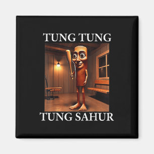Tung Tung Tung Sahur Italian Brainrot Meme Funny Magnet