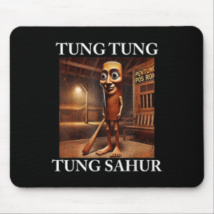 Tung Tung Tung Sahur Italian Brainrot Meme Funny Mouse Mat