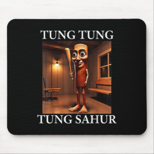 Tung Tung Tung Sahur Italian Brainrot Meme Funny Mouse Mat