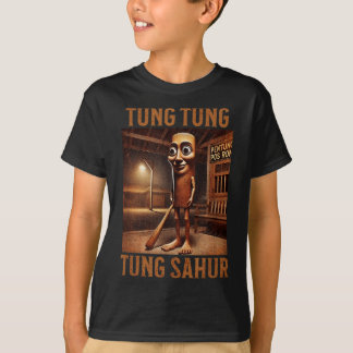 Tung Tung Tung Sahur Italian Brainrot Meme T-Shirt