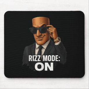 Tung Tung Tung Sahur Rizz Mode On Italian Brainrot Mouse Mat