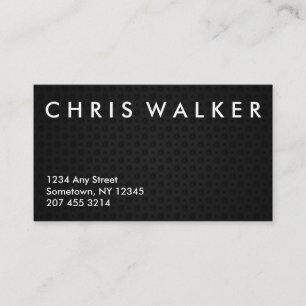 Tungsten texture business cards