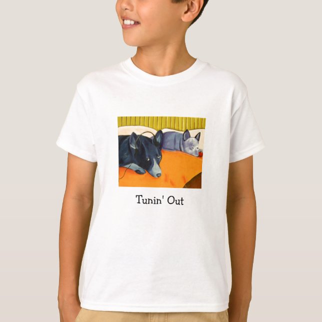 Tunin' Out T-Shirt (Front)