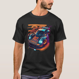 Tuning car from the 90s Pace Car racing car  4 T-Shirt